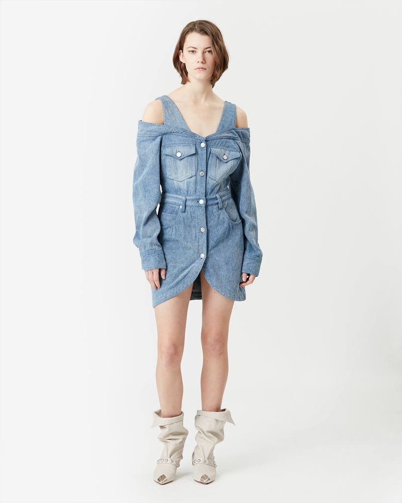 PELONA DENIM MINI DRESS - 2