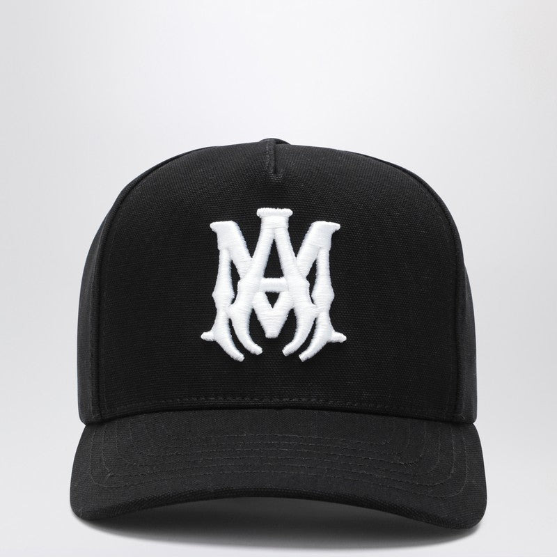 Amiri Black Baseball Cap With Logo Men - 1