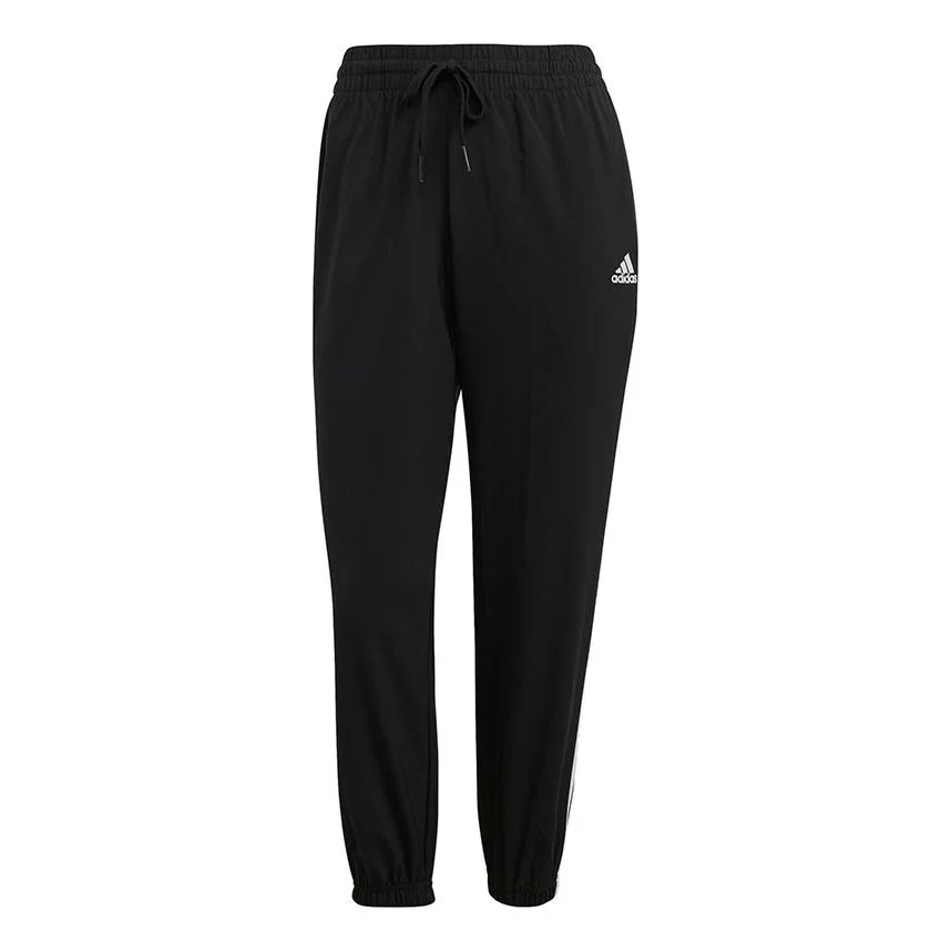 (WMNS) adidas W 3s Wv E 78pt 스포츠 유행 뭉치 발에 의하여 주름을 잡은 바지/직류 까만 GM5559 - 1