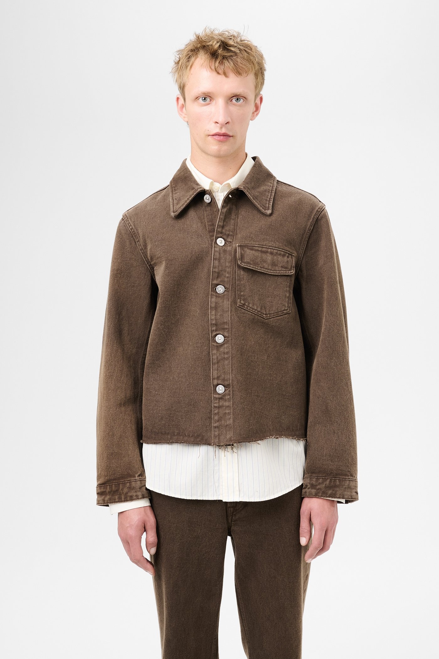 Cut Rebirth Jacket Choco Overdye - 3