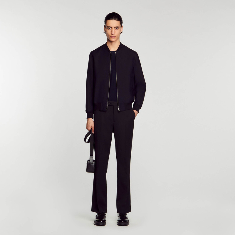 Sandro WOOL VARSITY JACKET outlook