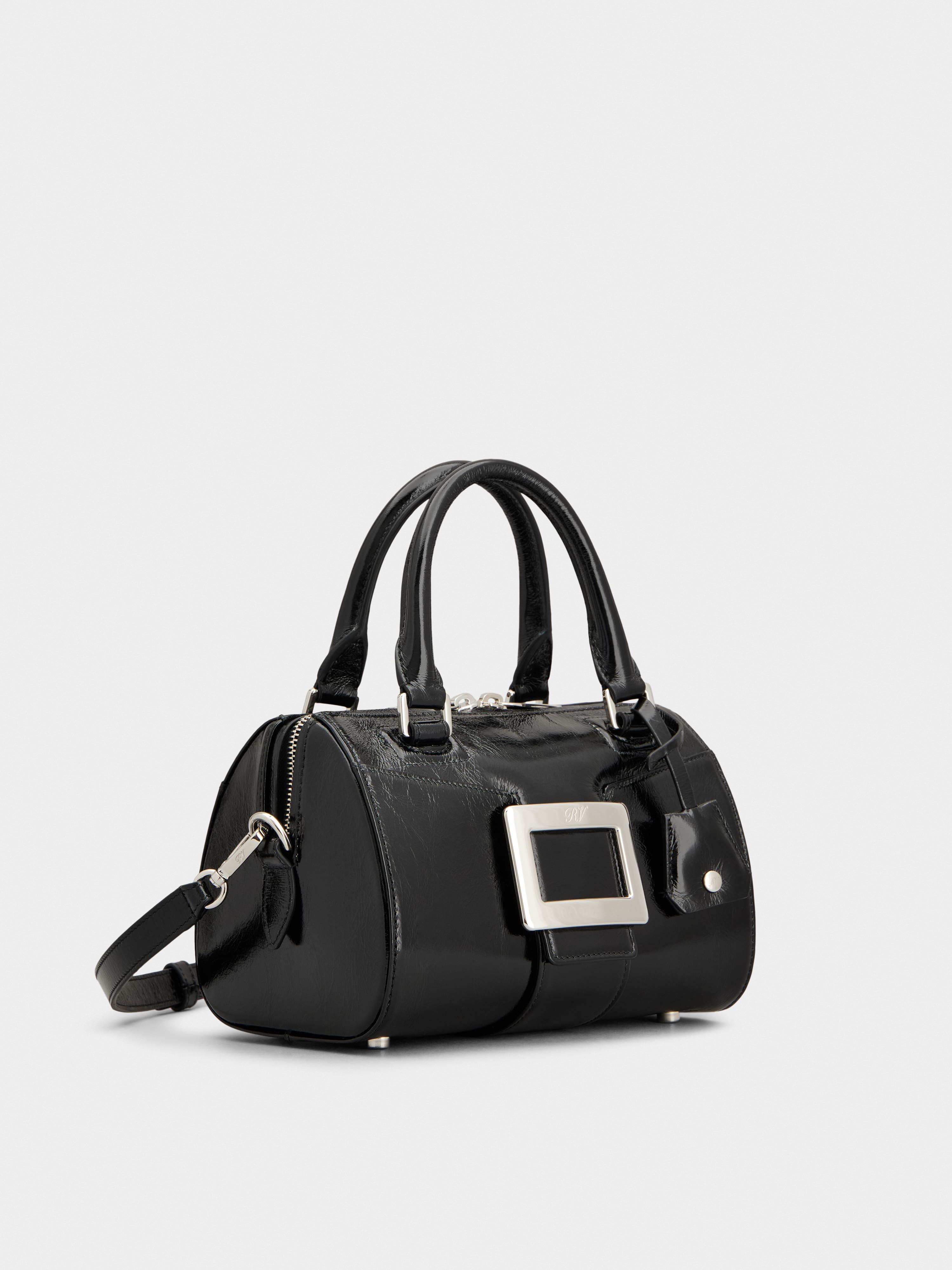 Belle Vivier Mini Bowling Bag in patent leather - 3
