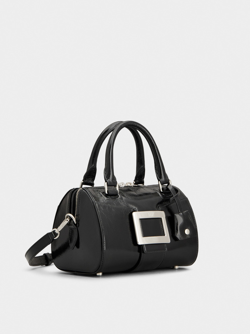 Belle Vivier Mini Bowling Bag in patent leather 4