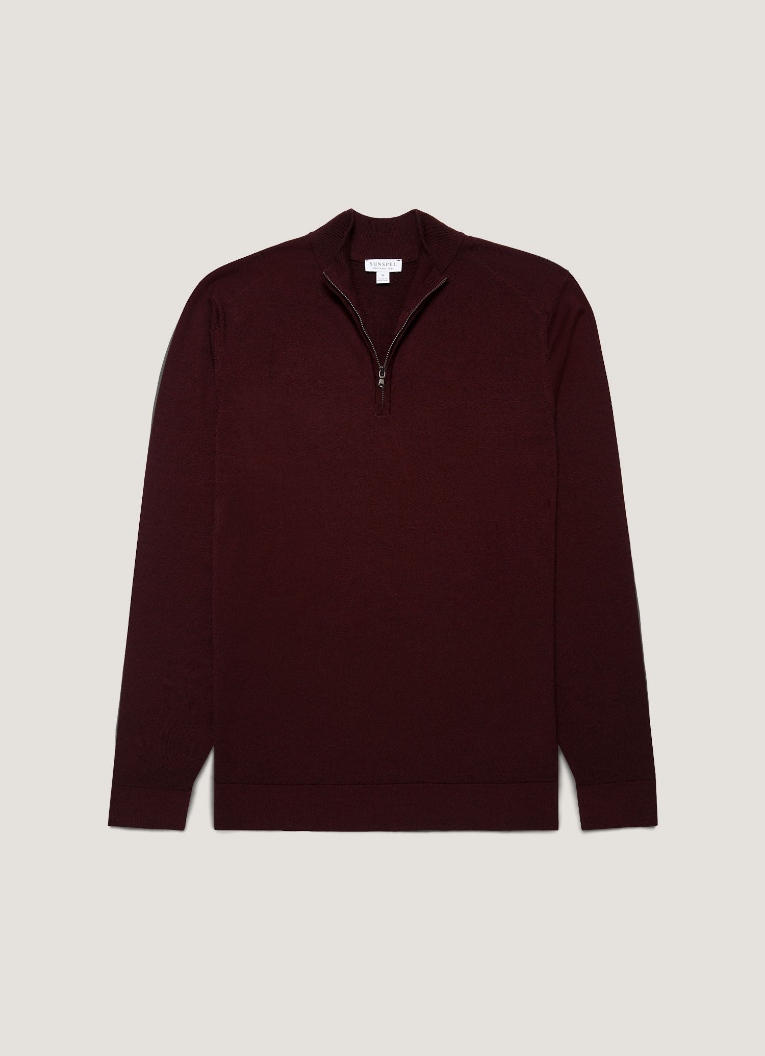 Extra‑Fine Merino Zip Neck - 1