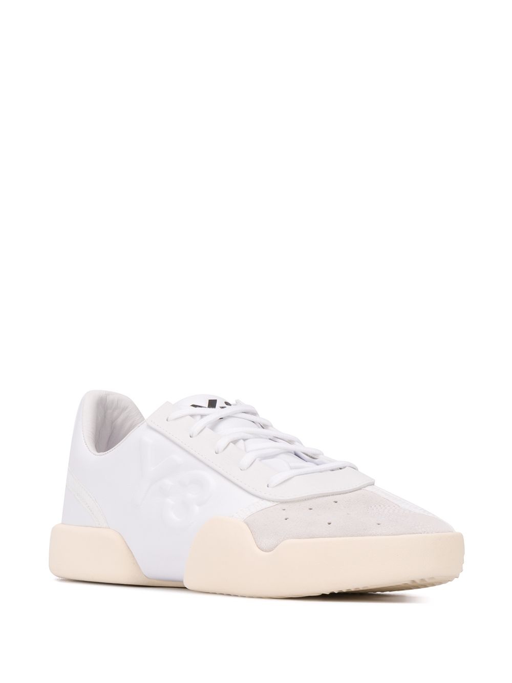 low-top colour-block sneakers - 2