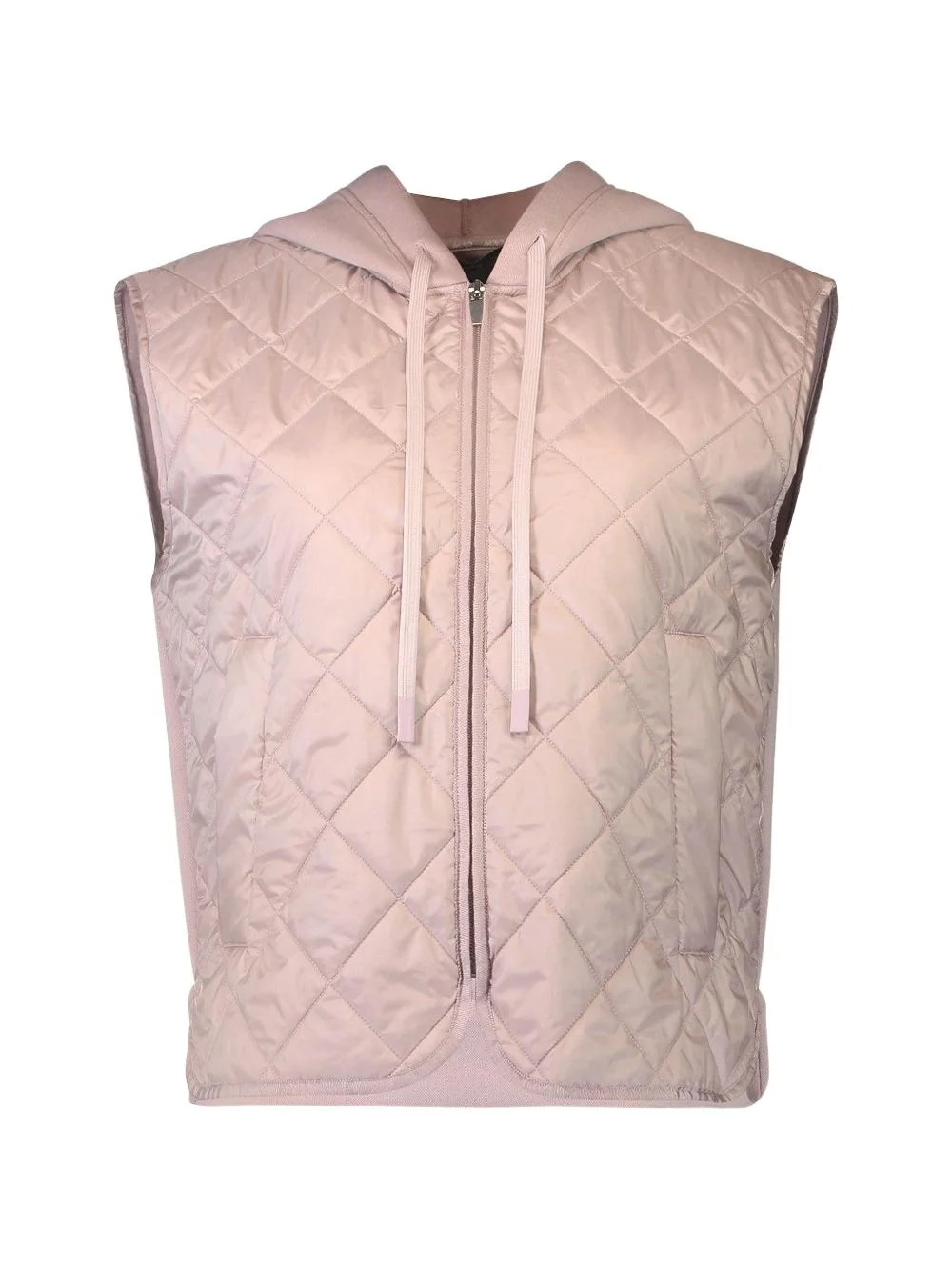 quilted hooded gilet - 1