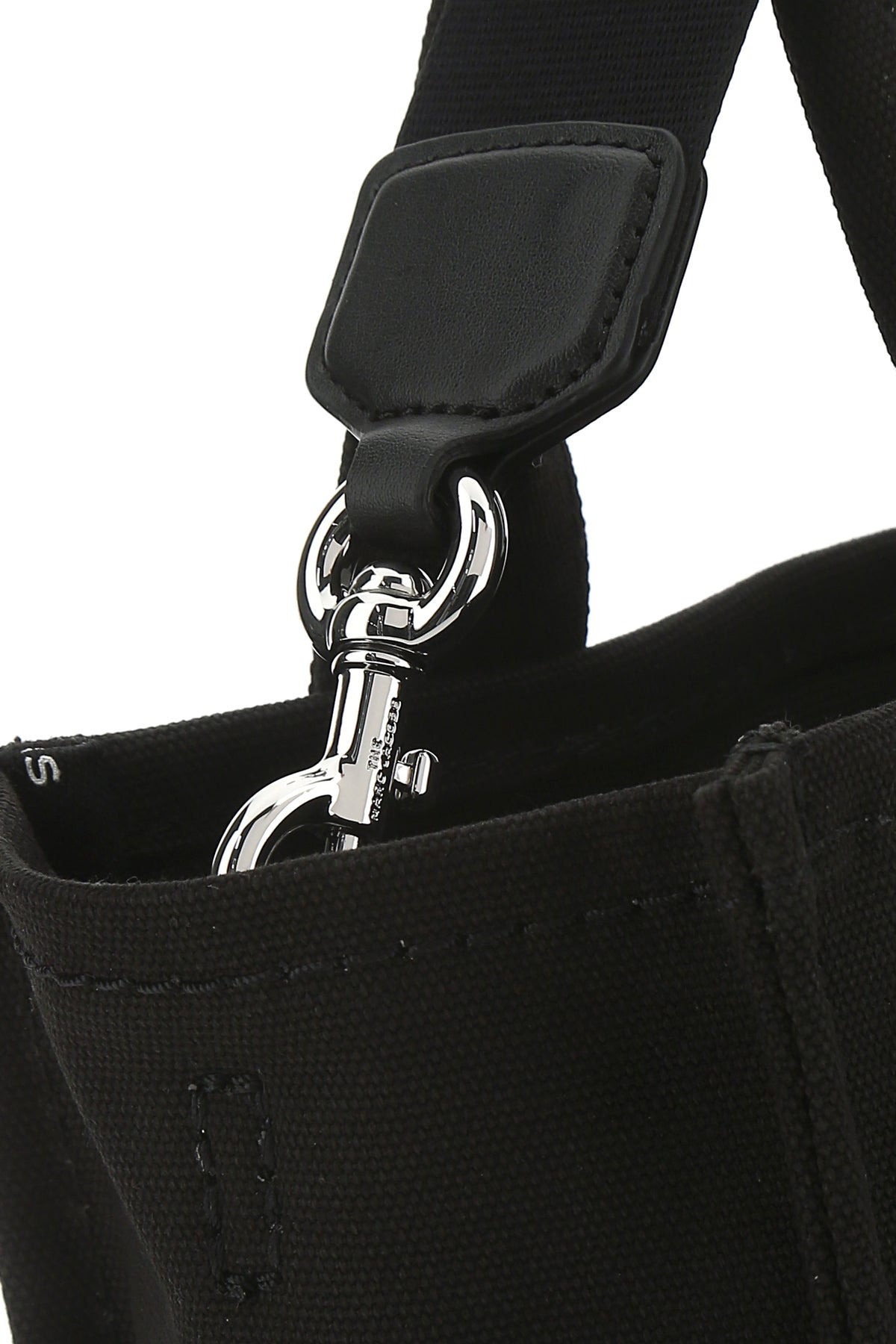 Black canvas mini The Tote Bag handbag - 4
