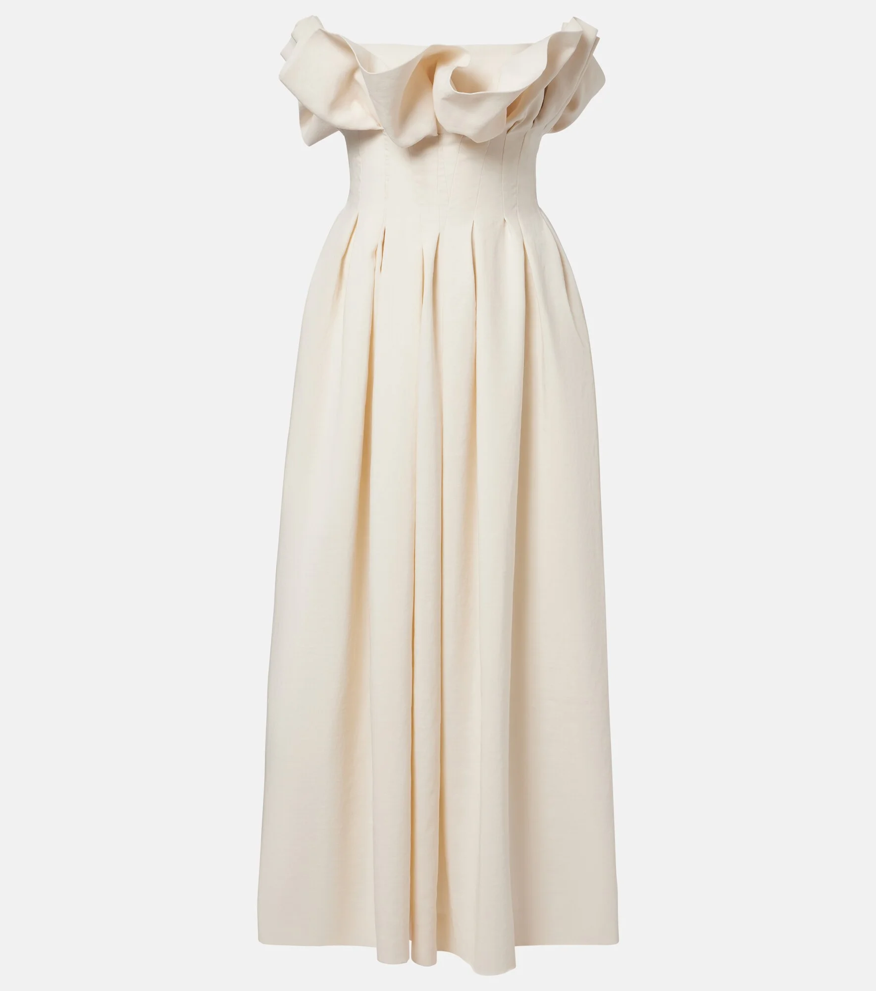 Claude draped bustier dress - 1