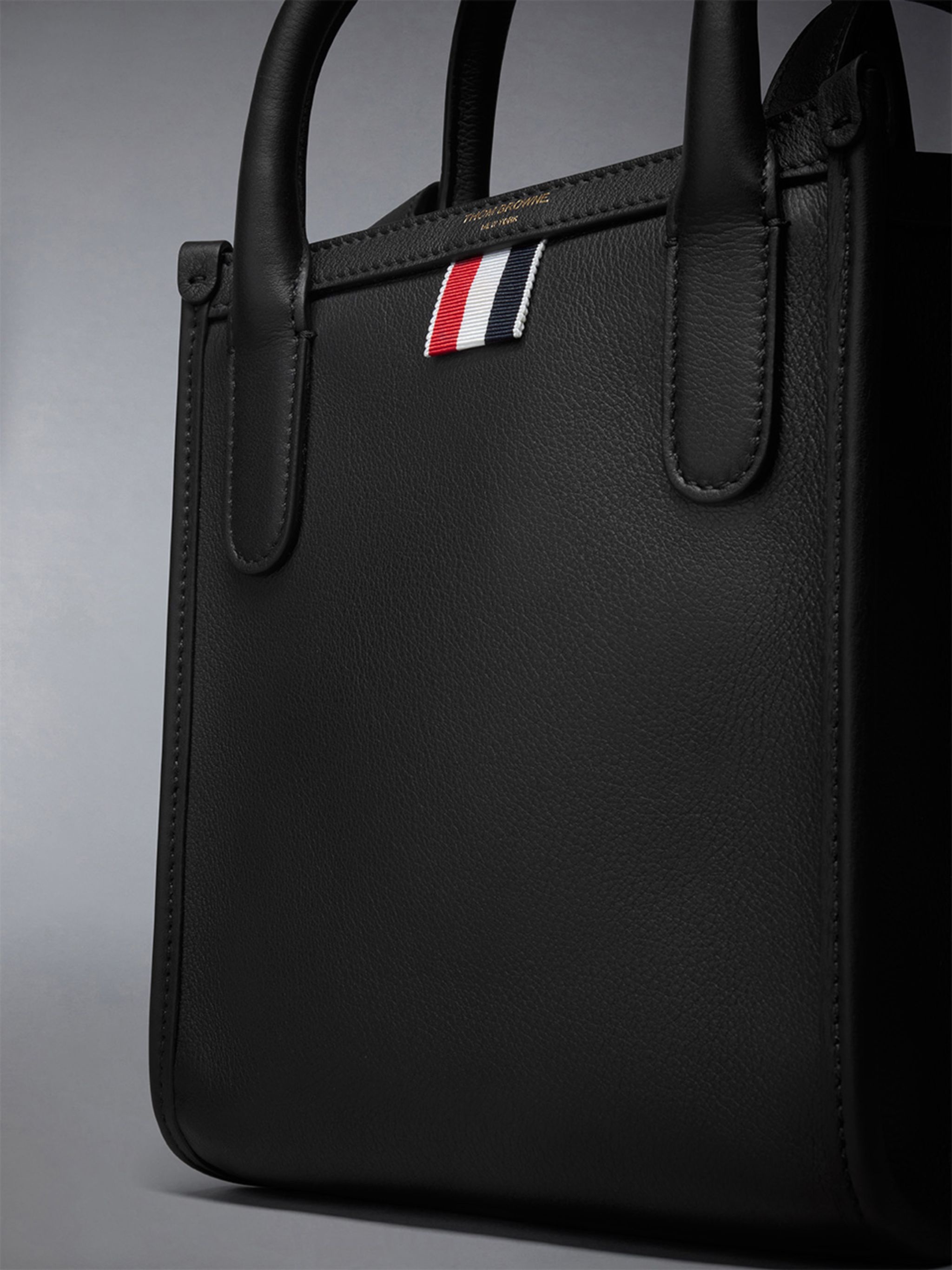Vertical Mini Tote in Smooth Calf - 5