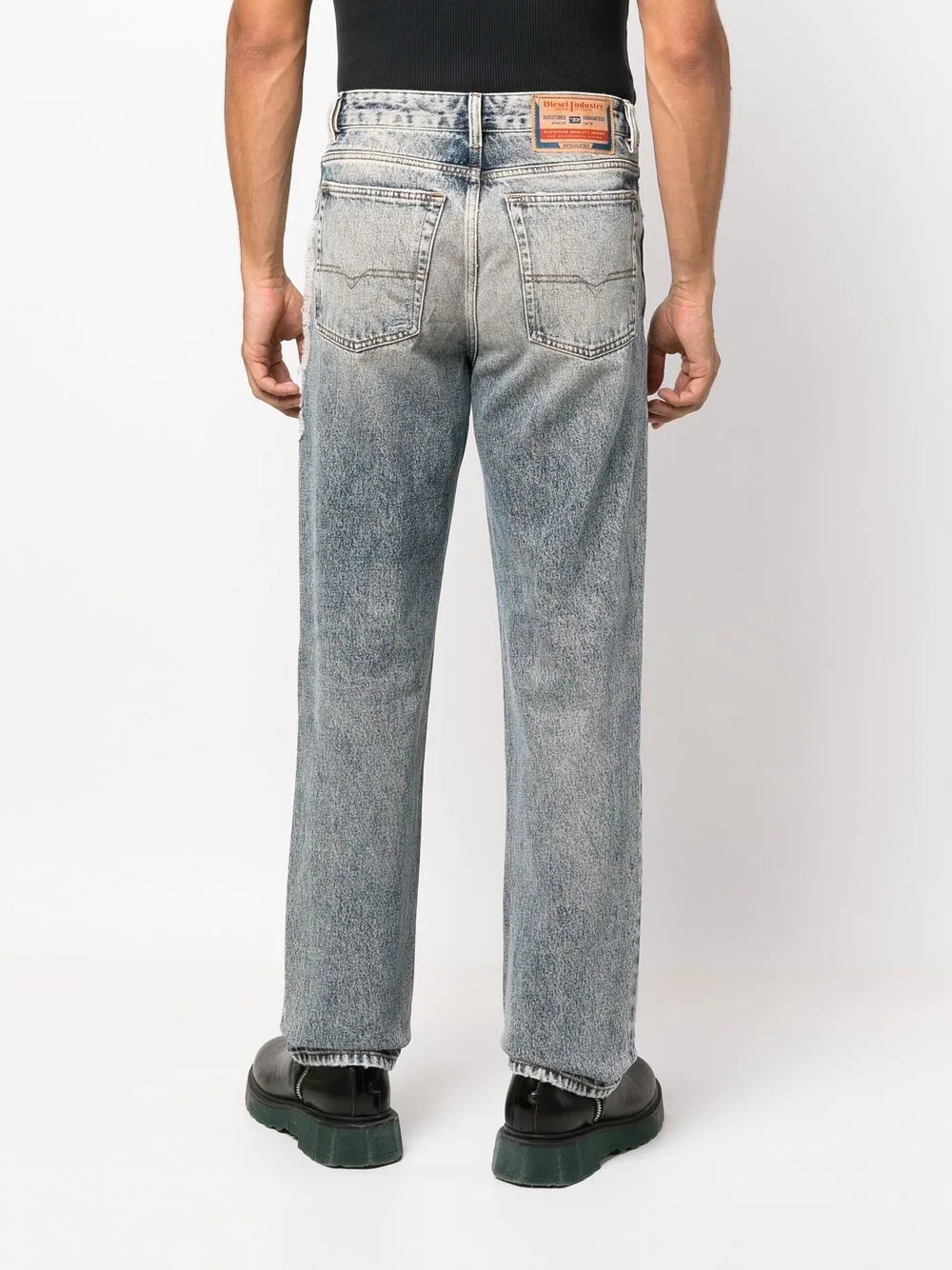 1955 stonewash straight-leg jeans - 7