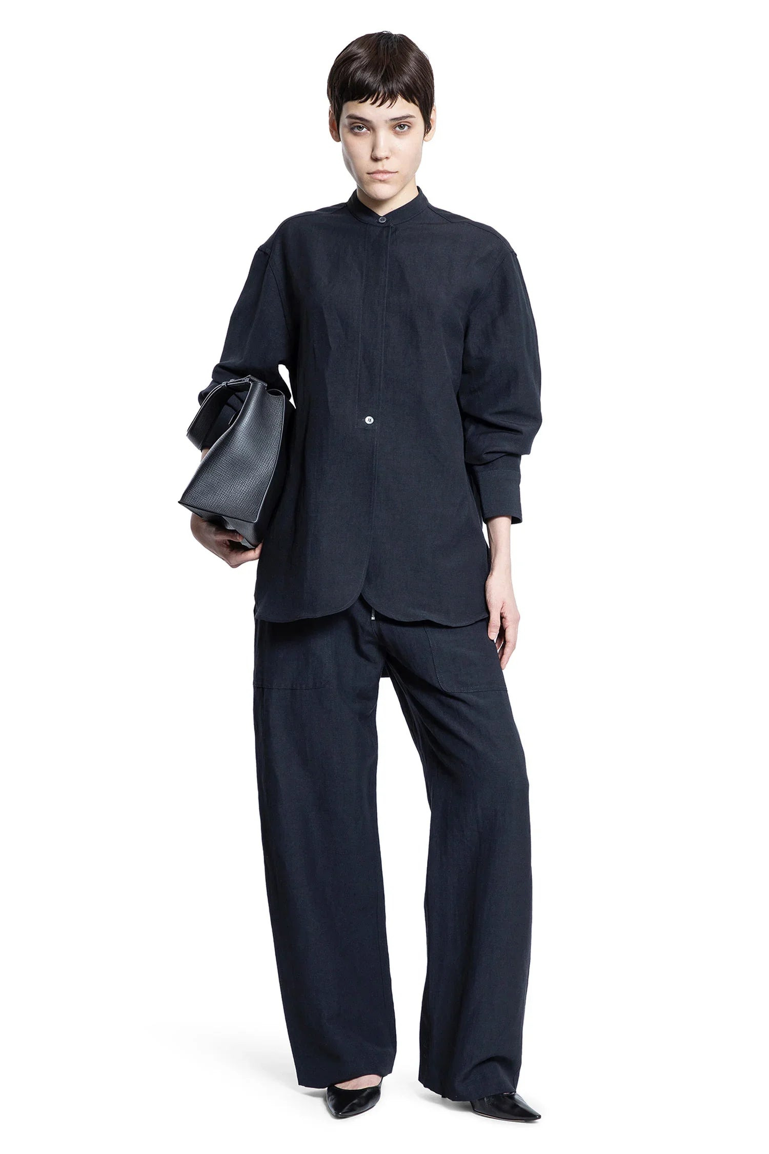 Curved-Hem-Shirt - 4