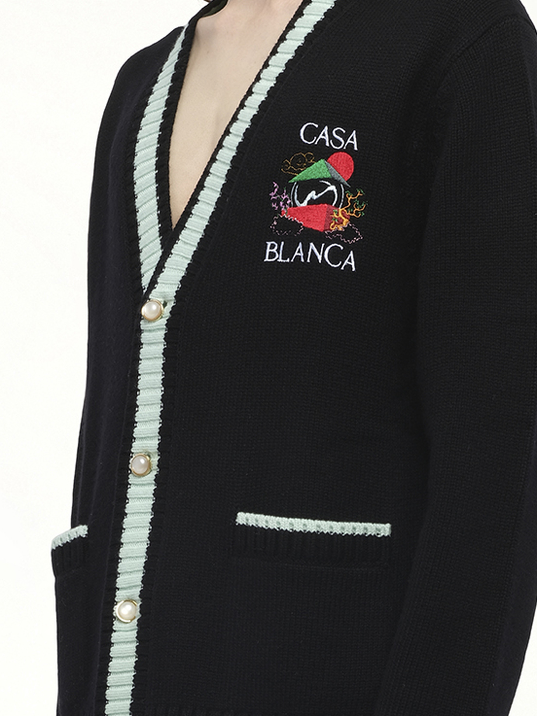 Casa Mountain Cardigan in Black - 3