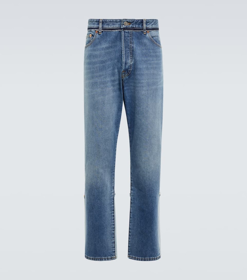 Straight-fit cotton jeans 1