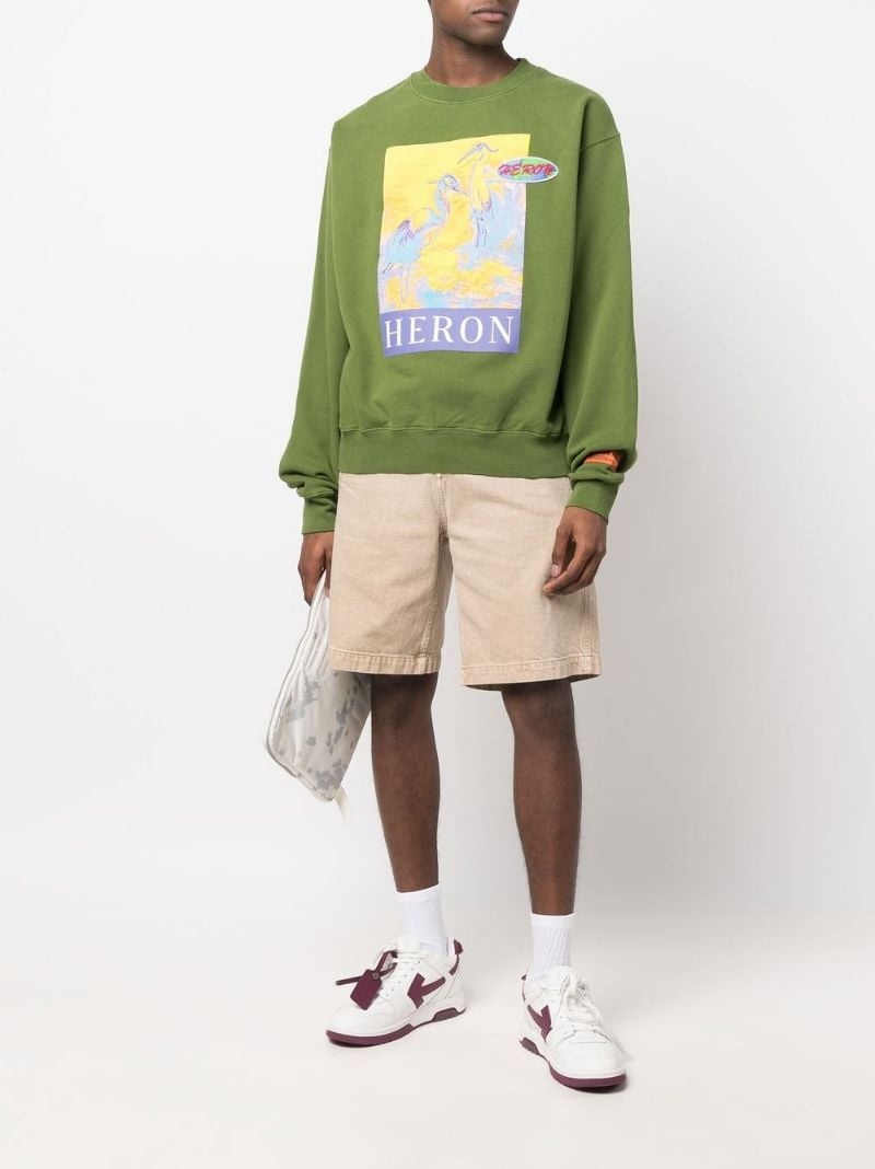 logo-print sweatshirt - 2
