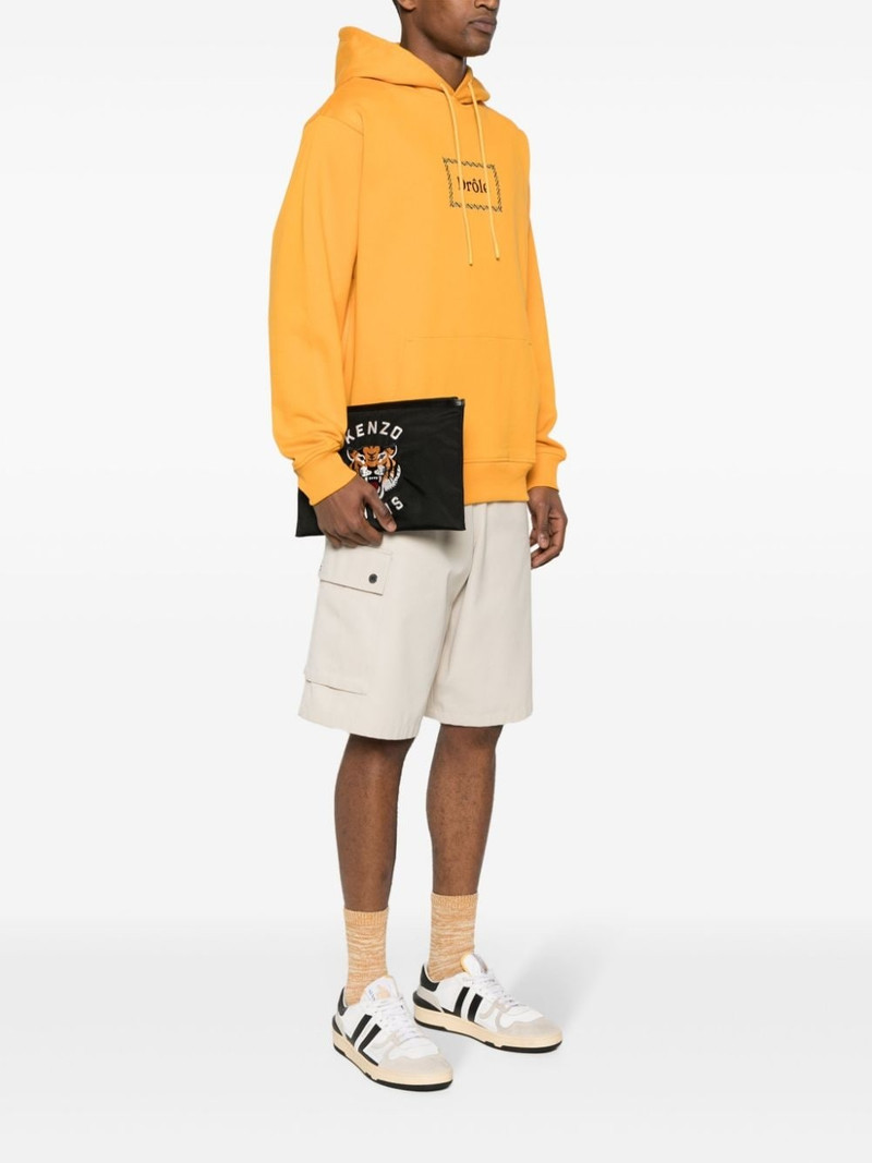 KENZO Tiger-Head-motif clutch bag outlook