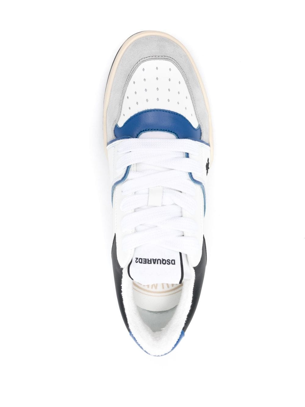 Spider leather low-top sneakers - 4