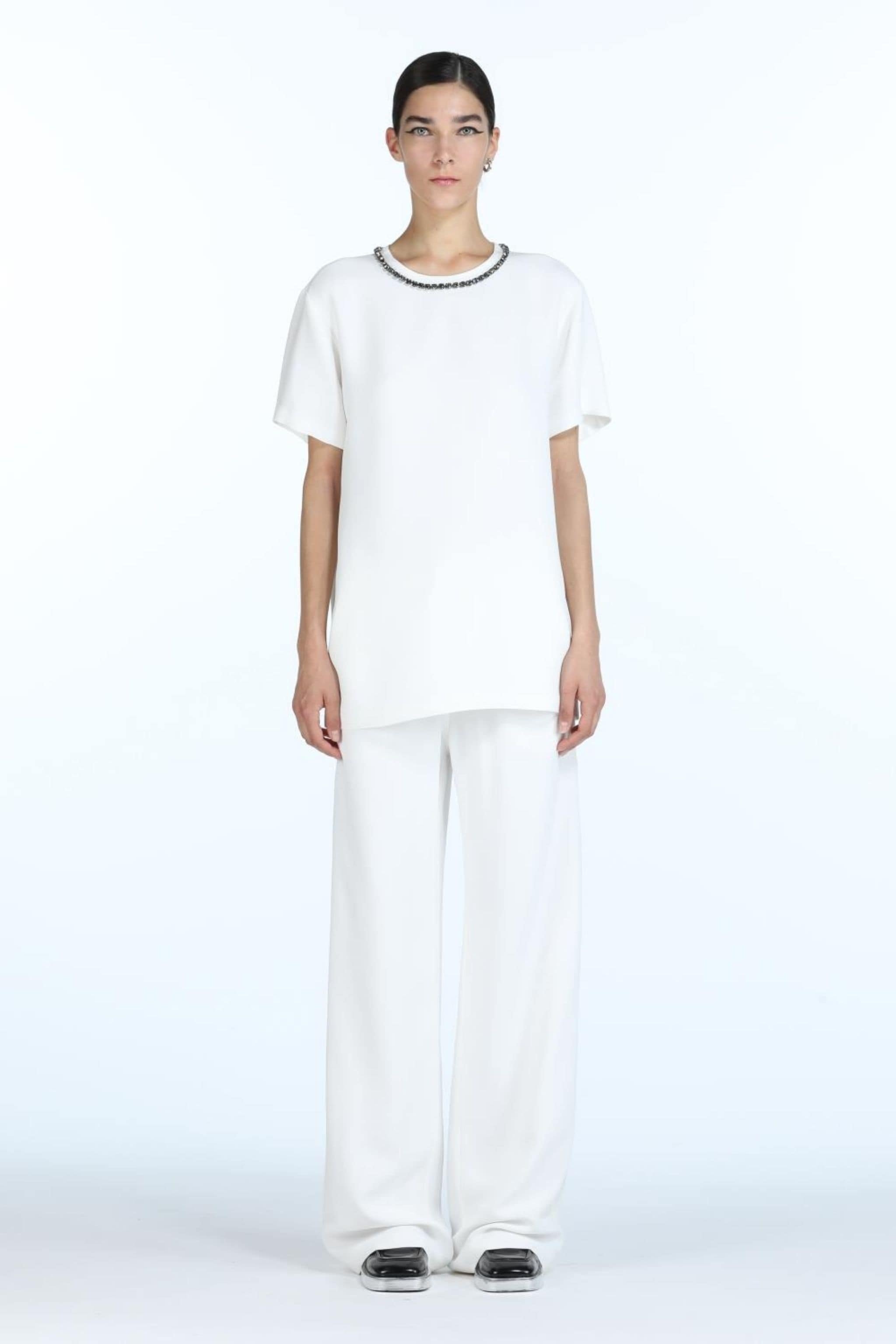 CRYSTAL-EMBELLISHED T-SHIRT - 4