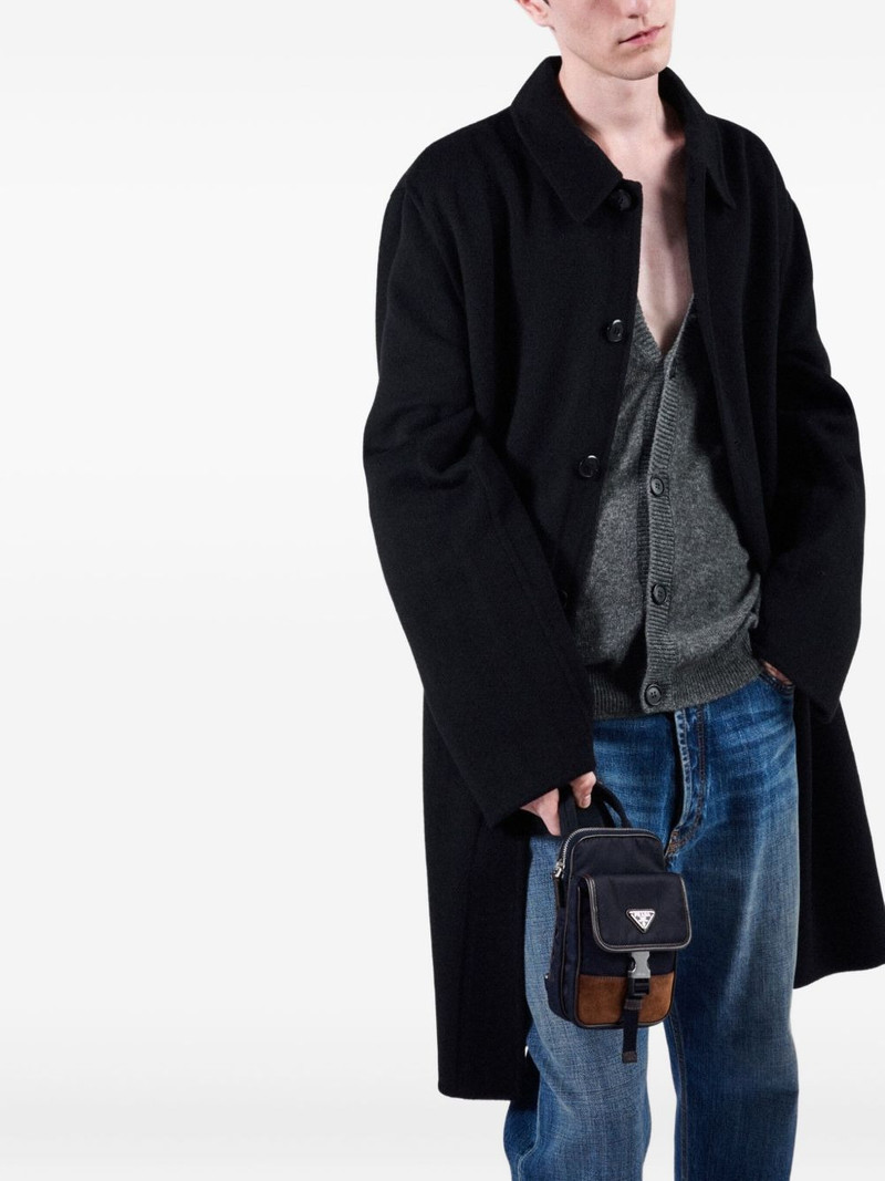 Prada Re-Nylon triangle-logo shoulder bag outlook