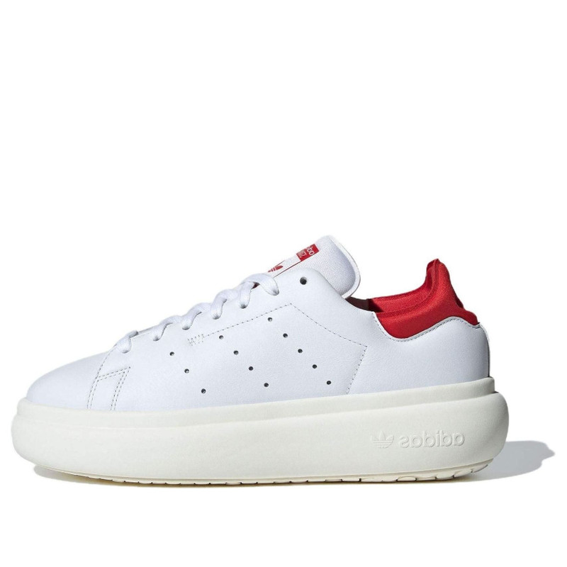 (WMNS) adidas Stan Smith PF 'White Red' IE0452 - 1