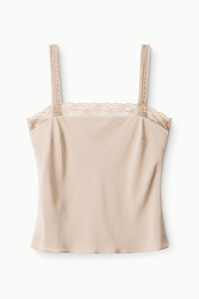 STAUD VERONICA SILK TOP DUNE 1