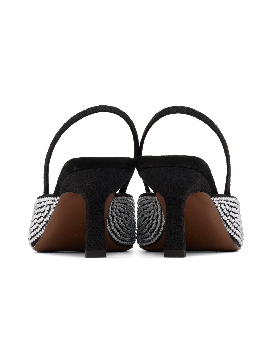 Black Kamui Heeled Sandals - 2