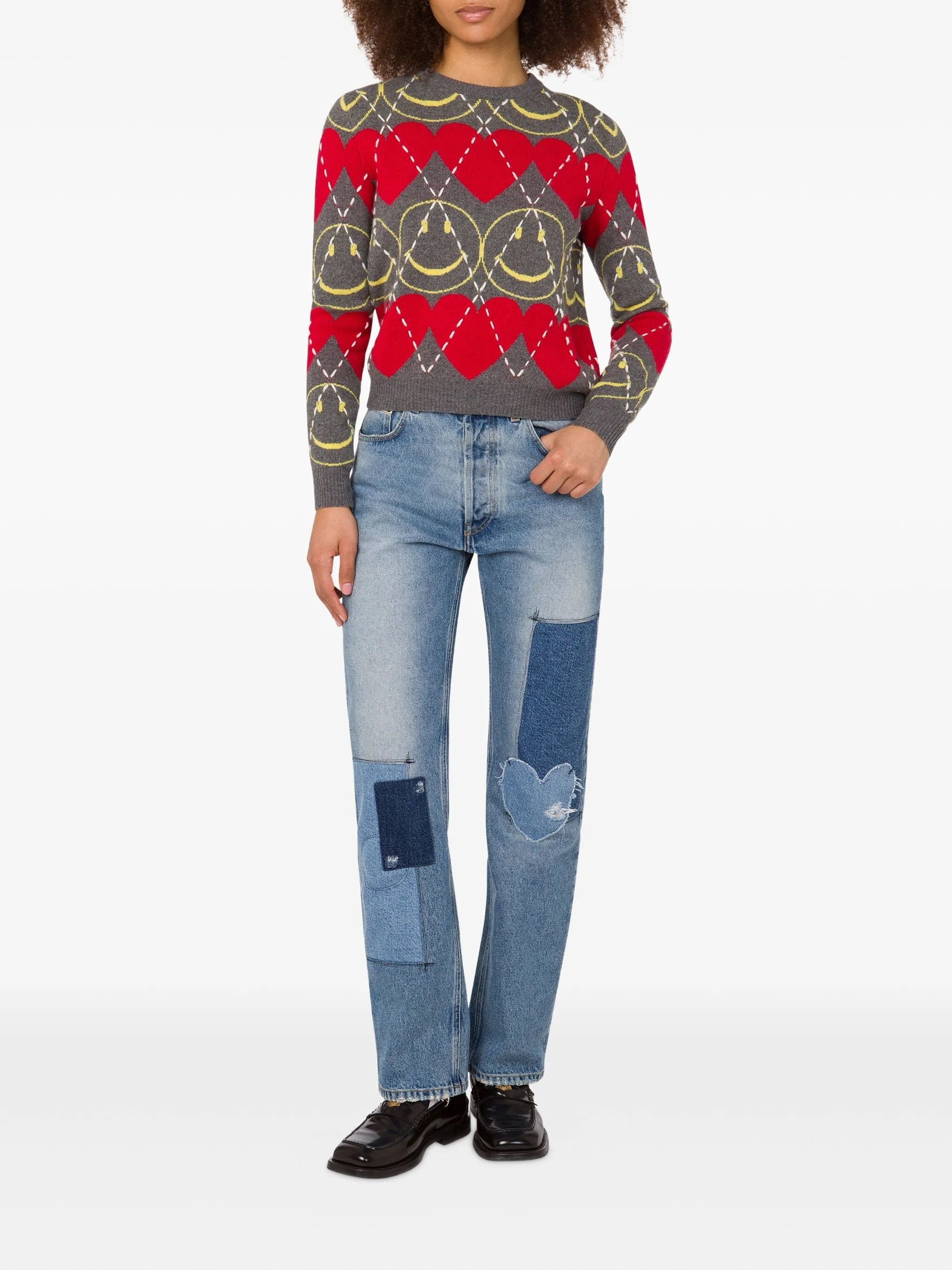 Moschino Smiley Face-patterned Sweater - 2