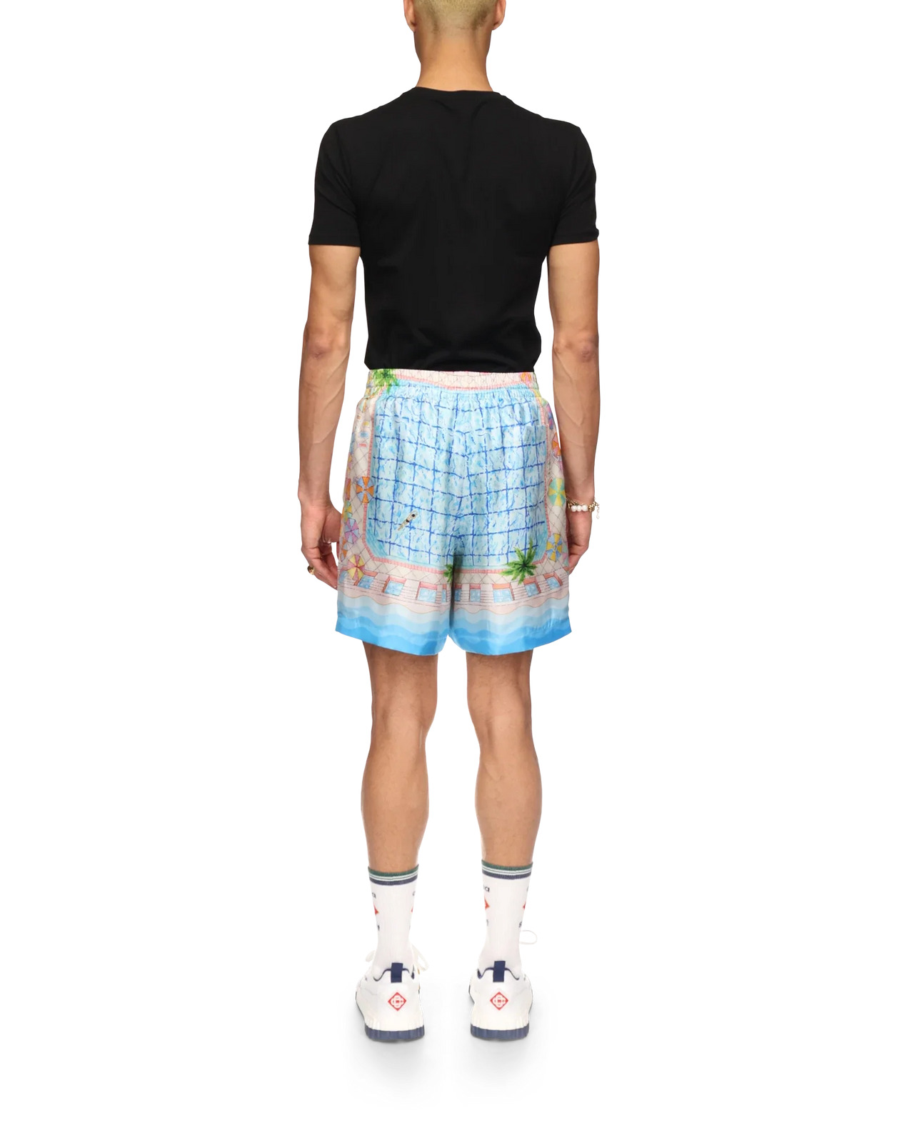 Le Plongeon Silk Shorts - 4