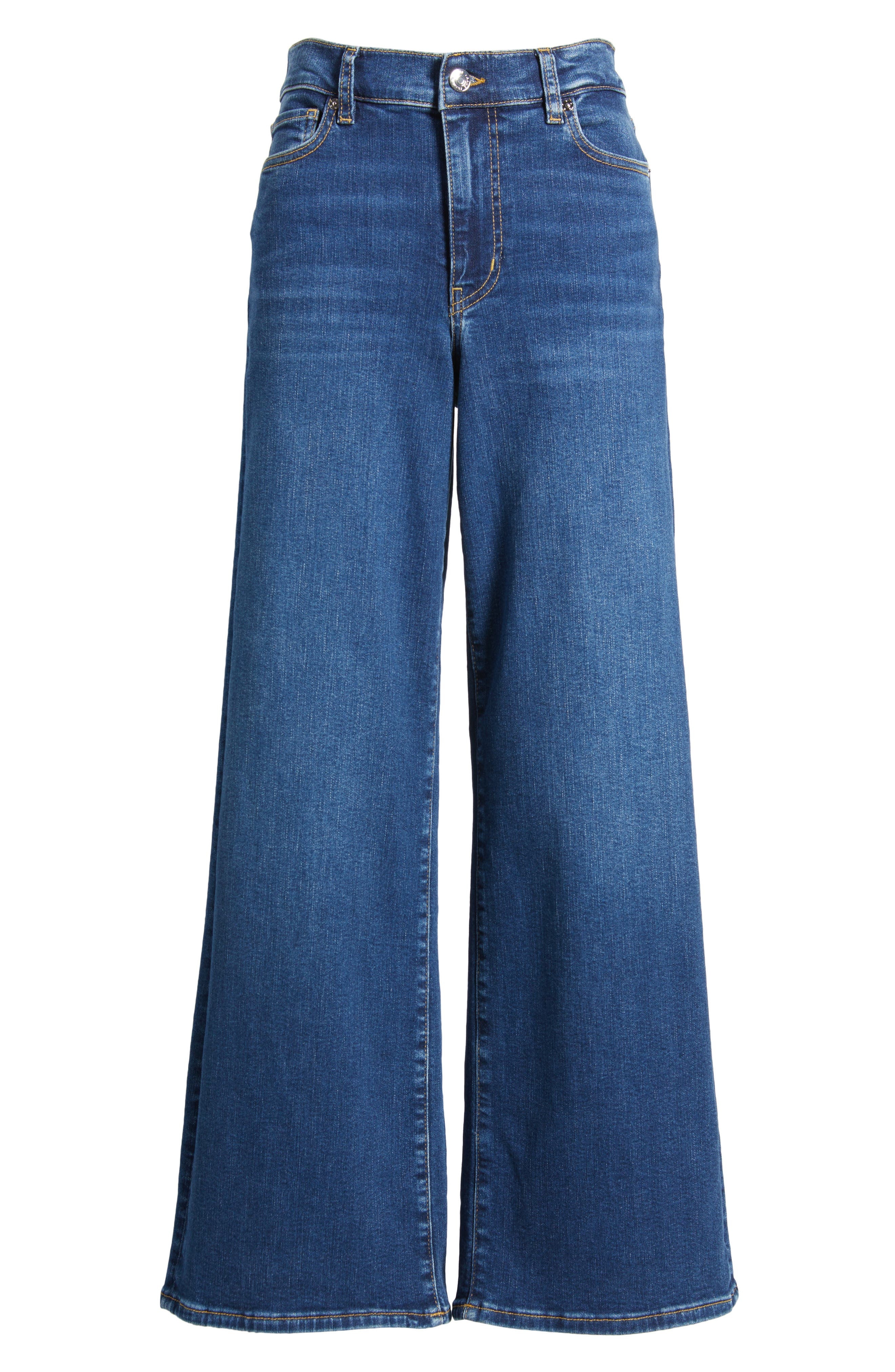 FRAME Le Slim Palazzo High Waist Wide Leg Jeans in Femma at Nordstrom - 5