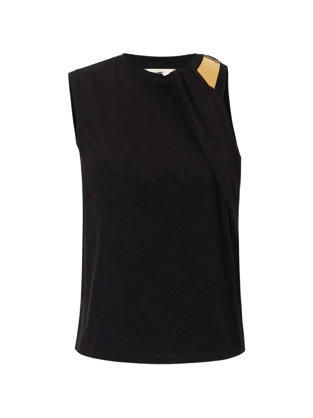 jersey T-shirt with jewel detail - 1