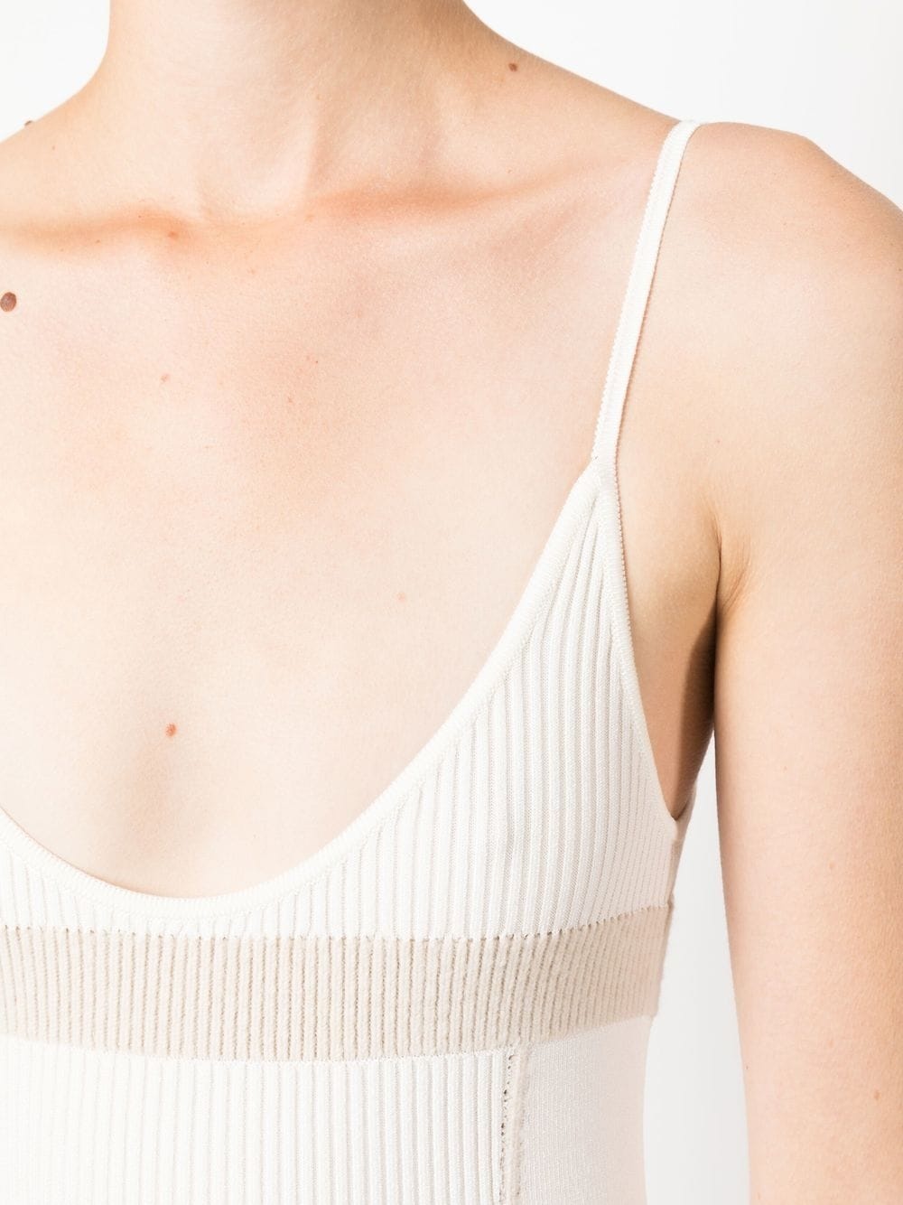 Le body ribbed-knit playsuit - 5
