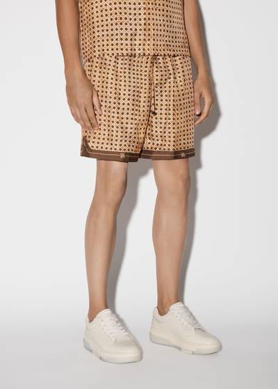 AMIRI AMIRI WEAVE PATTERN SILK SHORT outlook