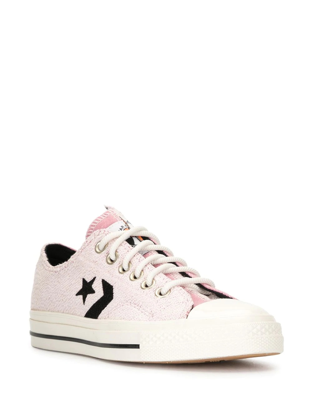 side logo sneakers - 2