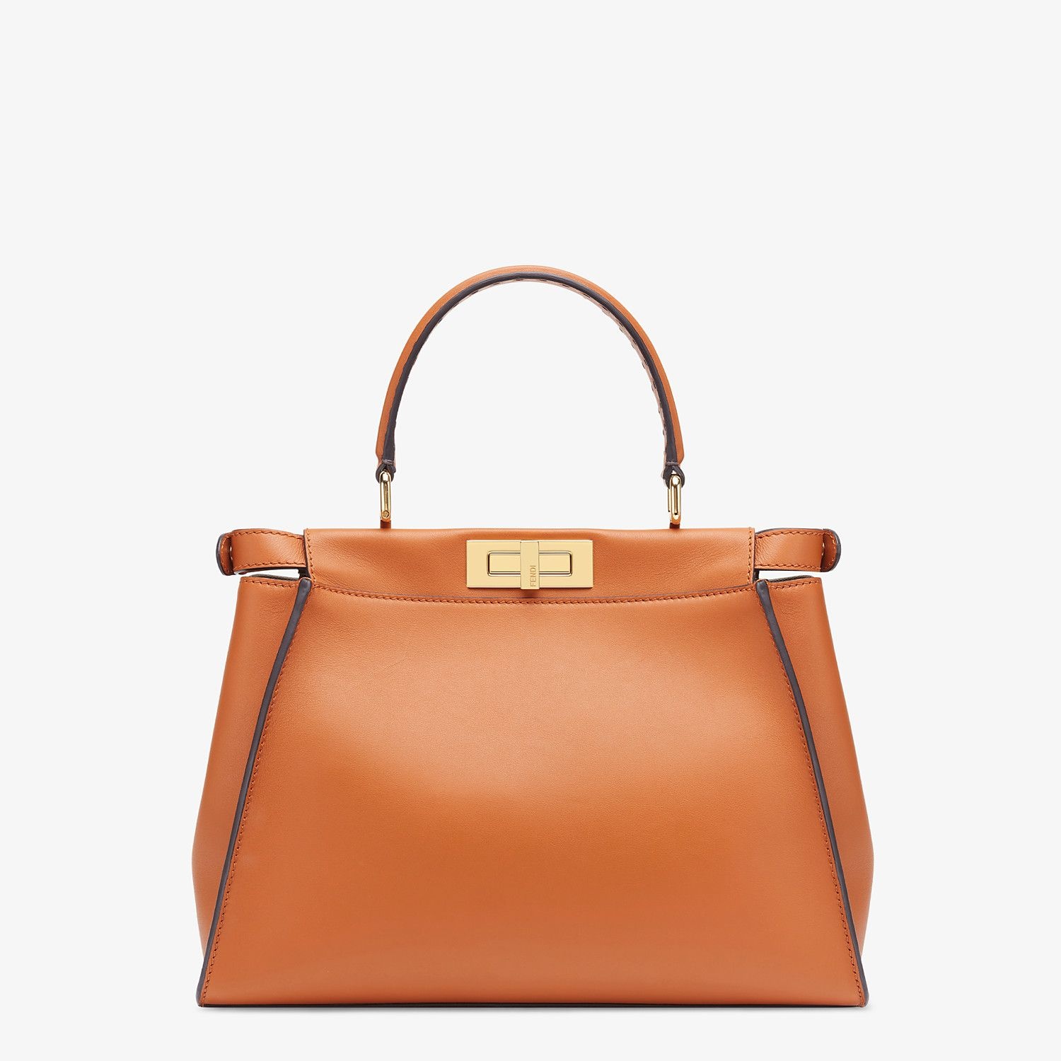 Brown leather bag - 4