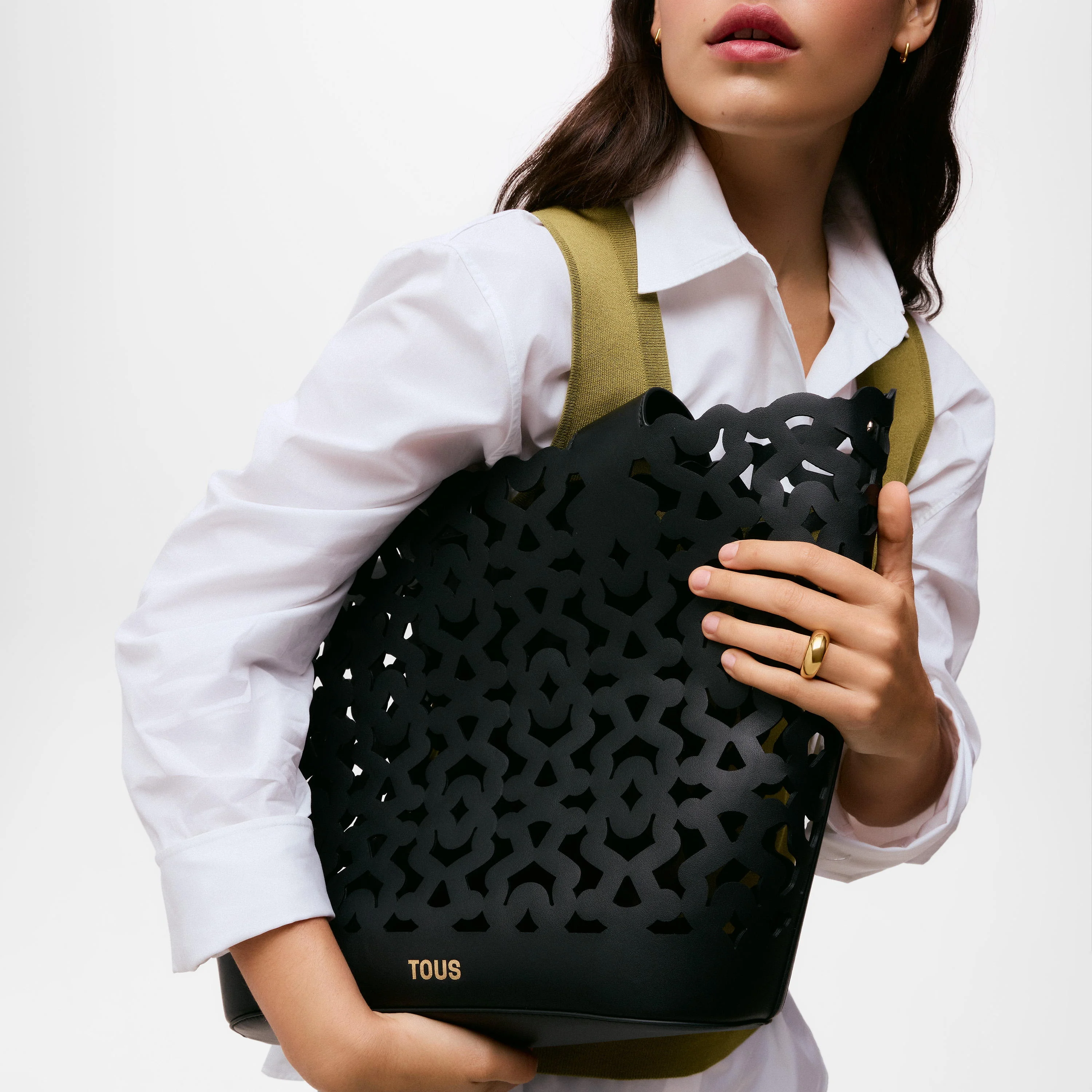 Large black Tote bag TOUS Bear Shock - 1