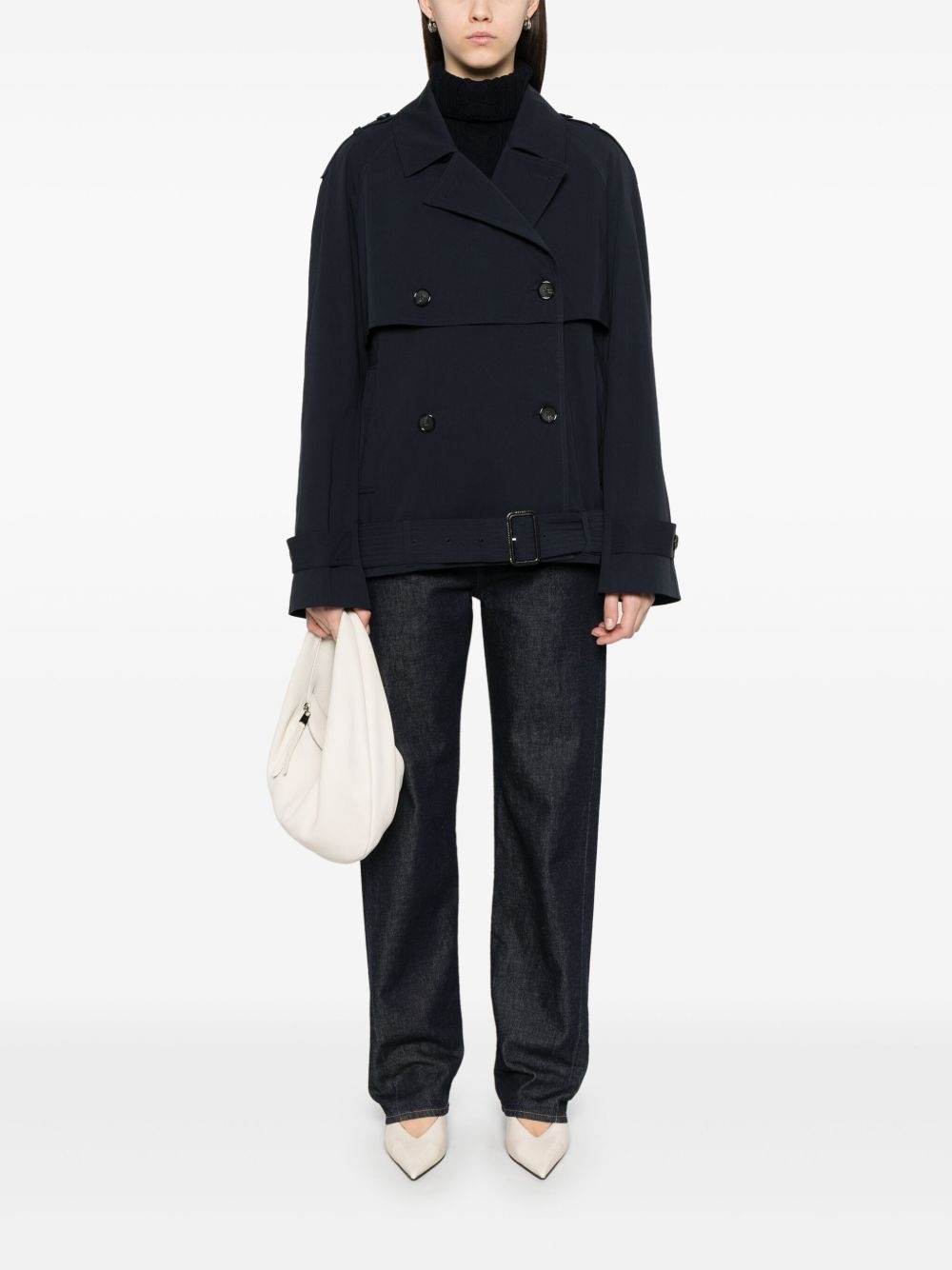 cotton peacoat - 2