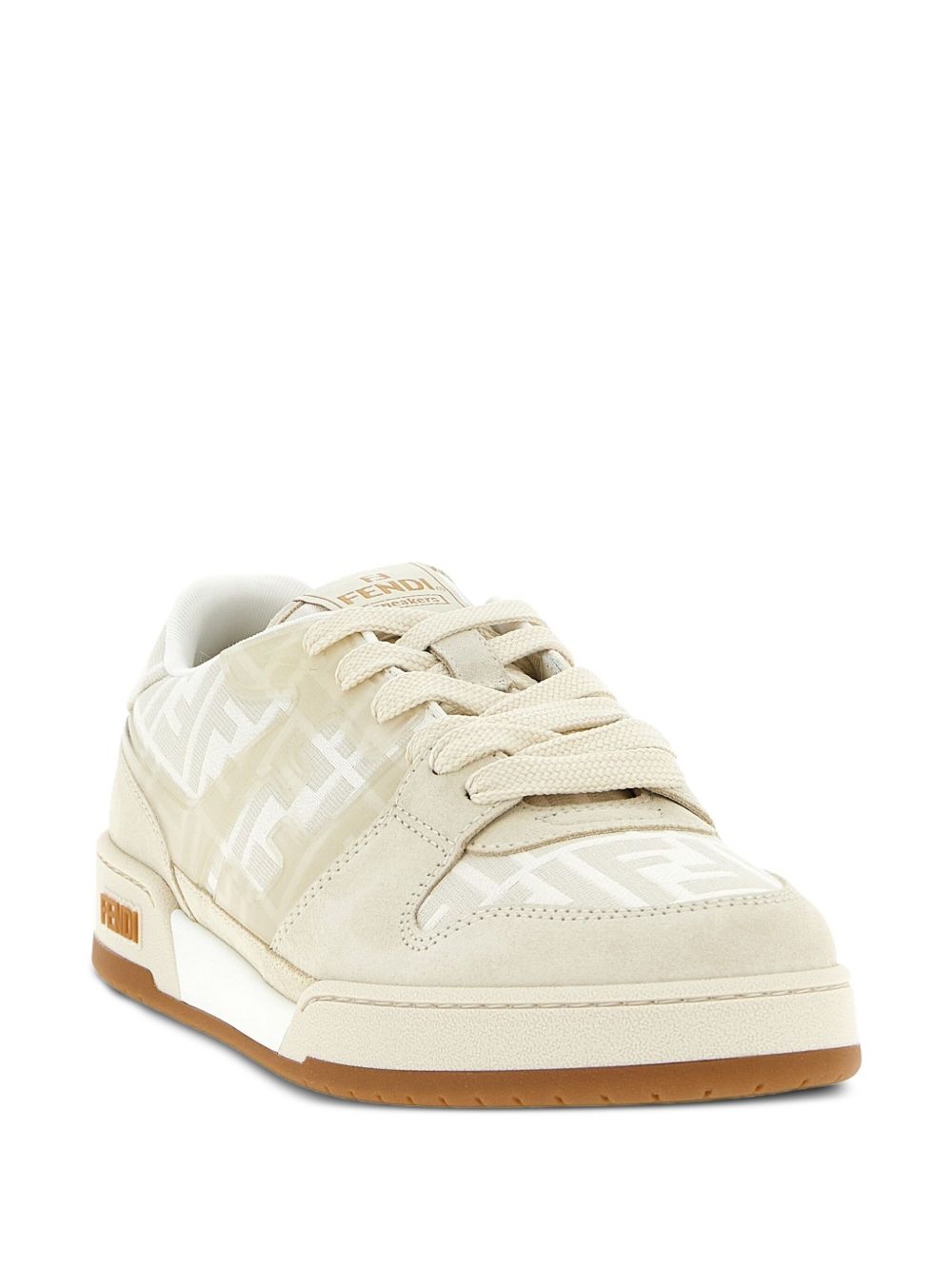Fendi Match FF-jacquard low-top sneakers - 2