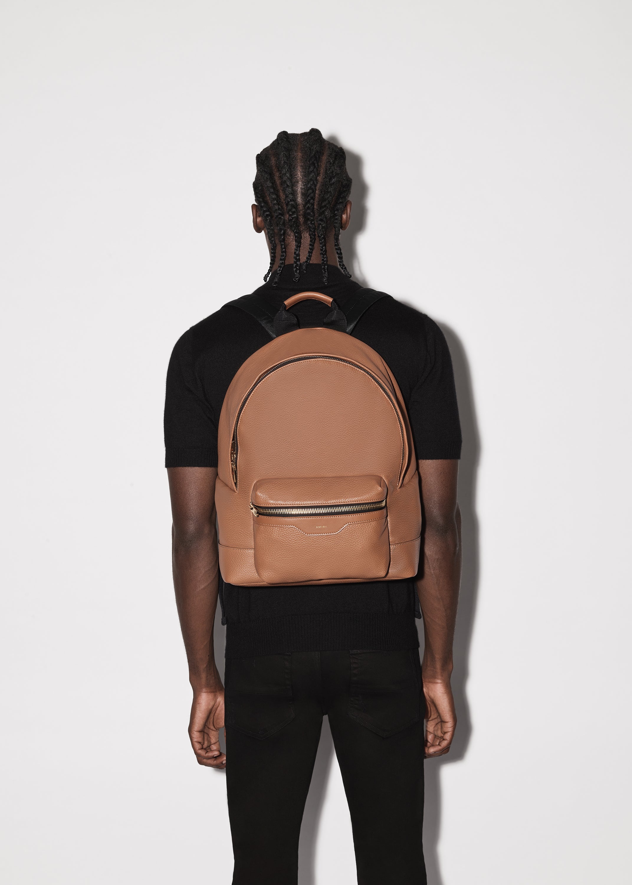 PEBBLED NAPPA BACKPACK - 7