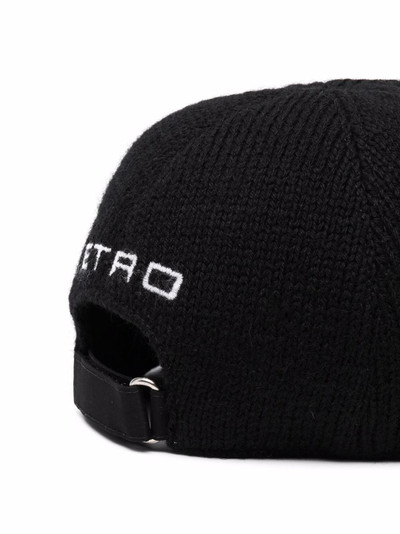 Etro embroidered knitted cap outlook