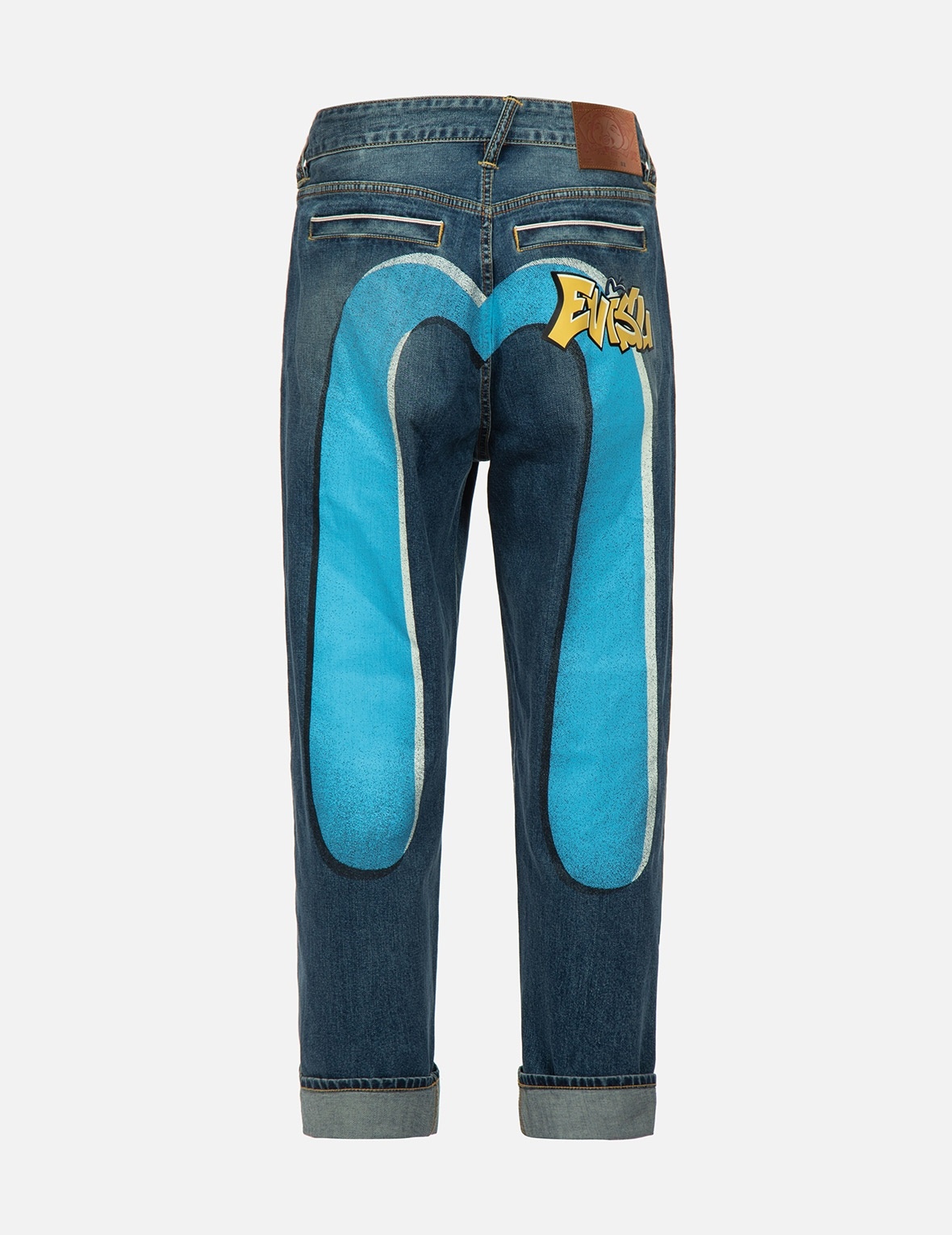 GRAFFITI DAICOCK PRINT DENIM JEANS - 2