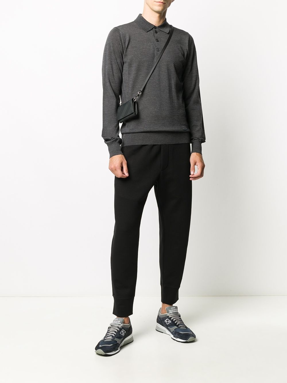 polo collar jumper - 2