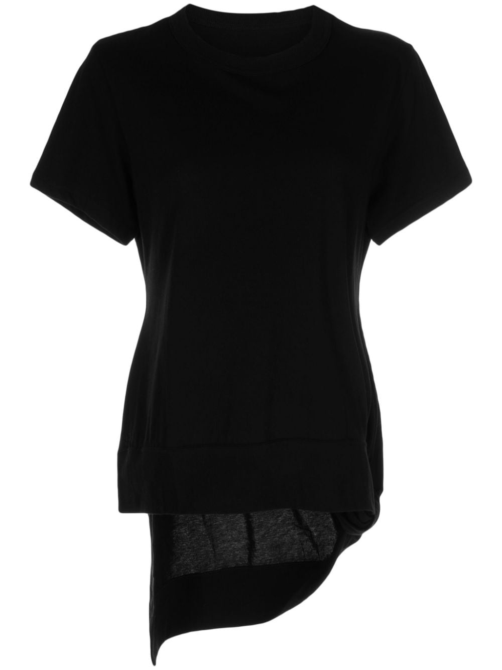 round-neck cotton T-shirt - 1