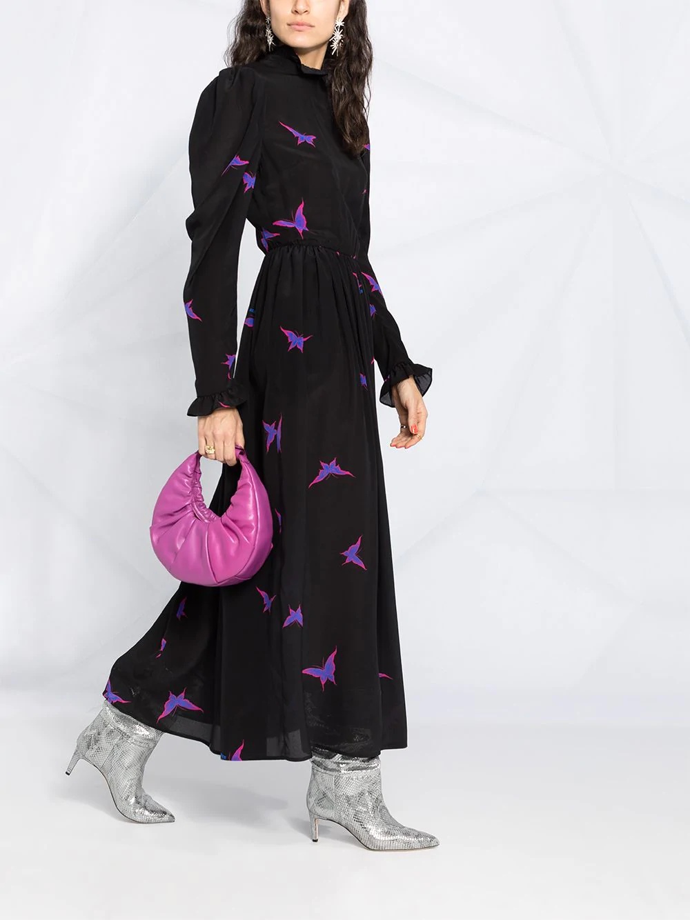 butterfly edwardian style dress - 4