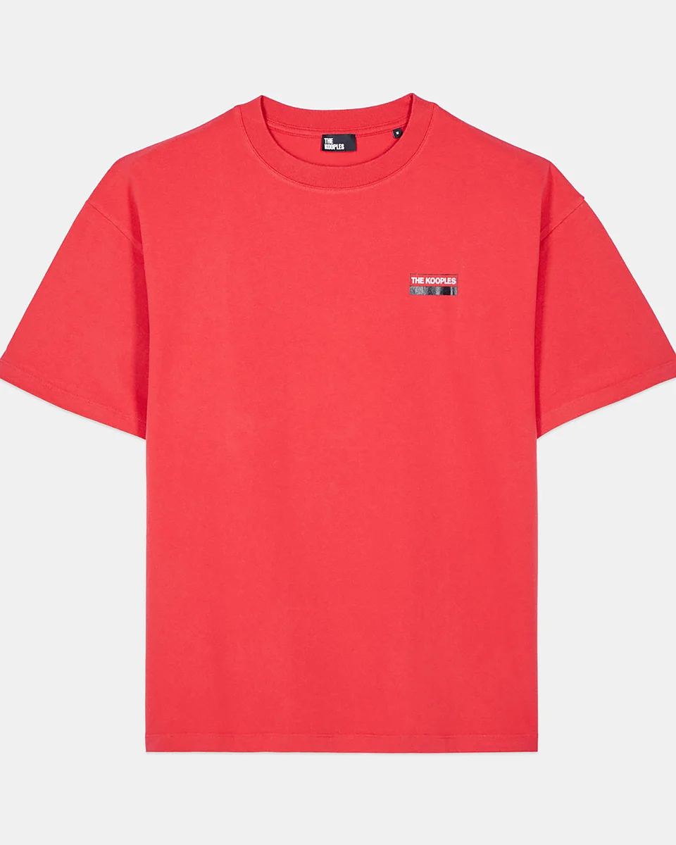 RED 100% WILD SERIGRAPHY T-SHIRT - 1