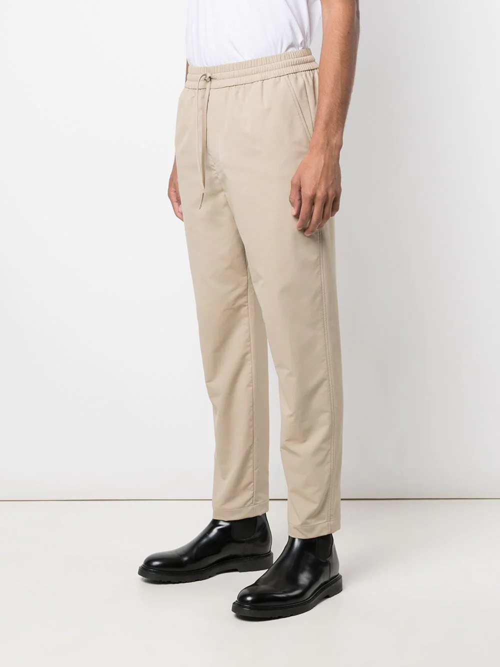 Kickin It drawstring straight-leg trousers - 3