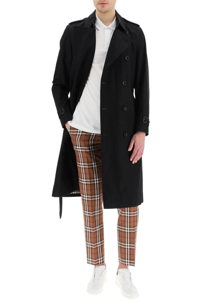 Burberry TAILORED CROPPED TROUSERS IN TARTAN WOOL outlook