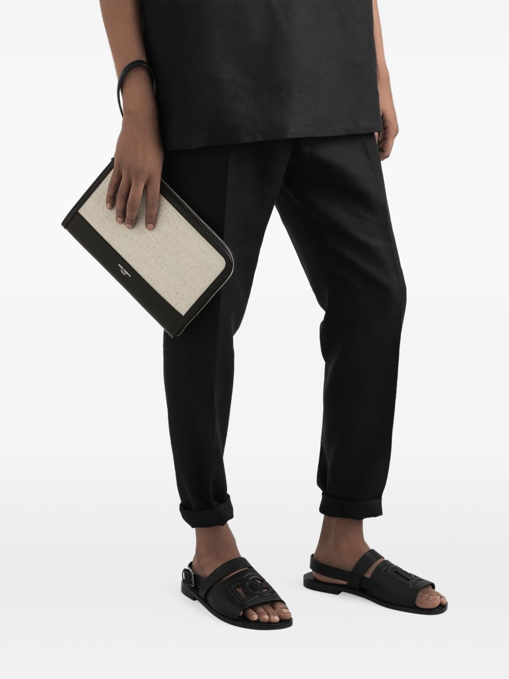canvas clutch bag - 2