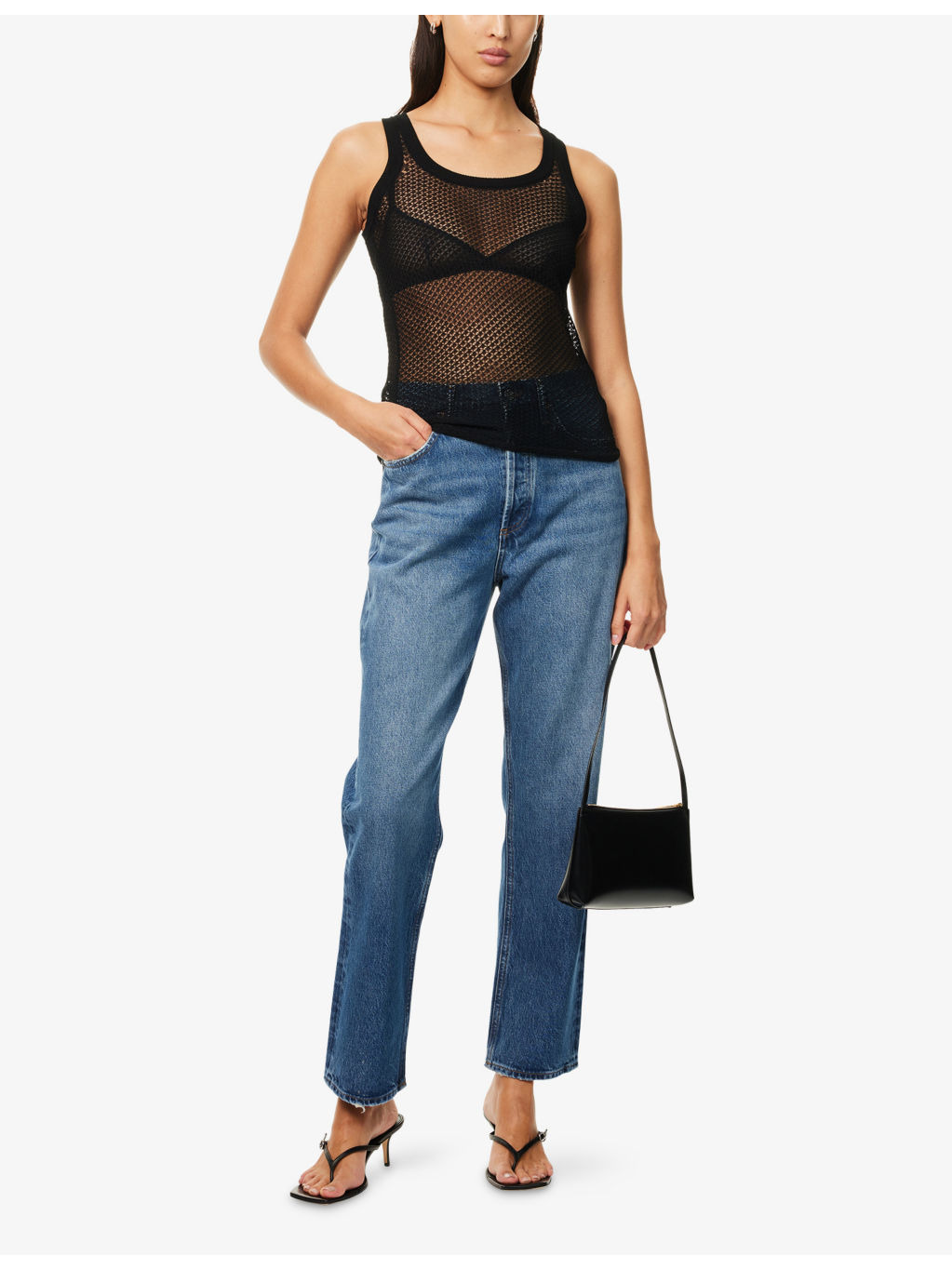 90's Straight-Leg Denim Jeans - 2