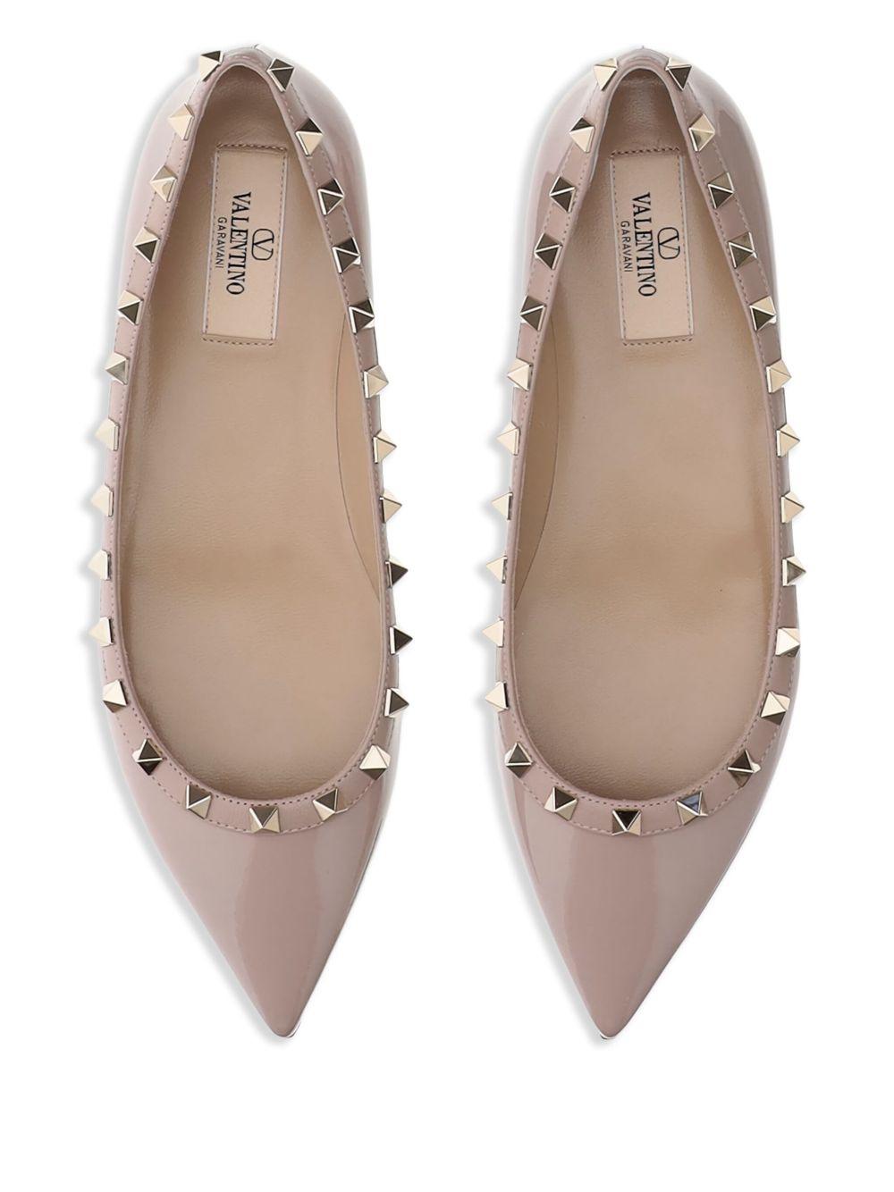 Rockstud ballerina shoes - 4