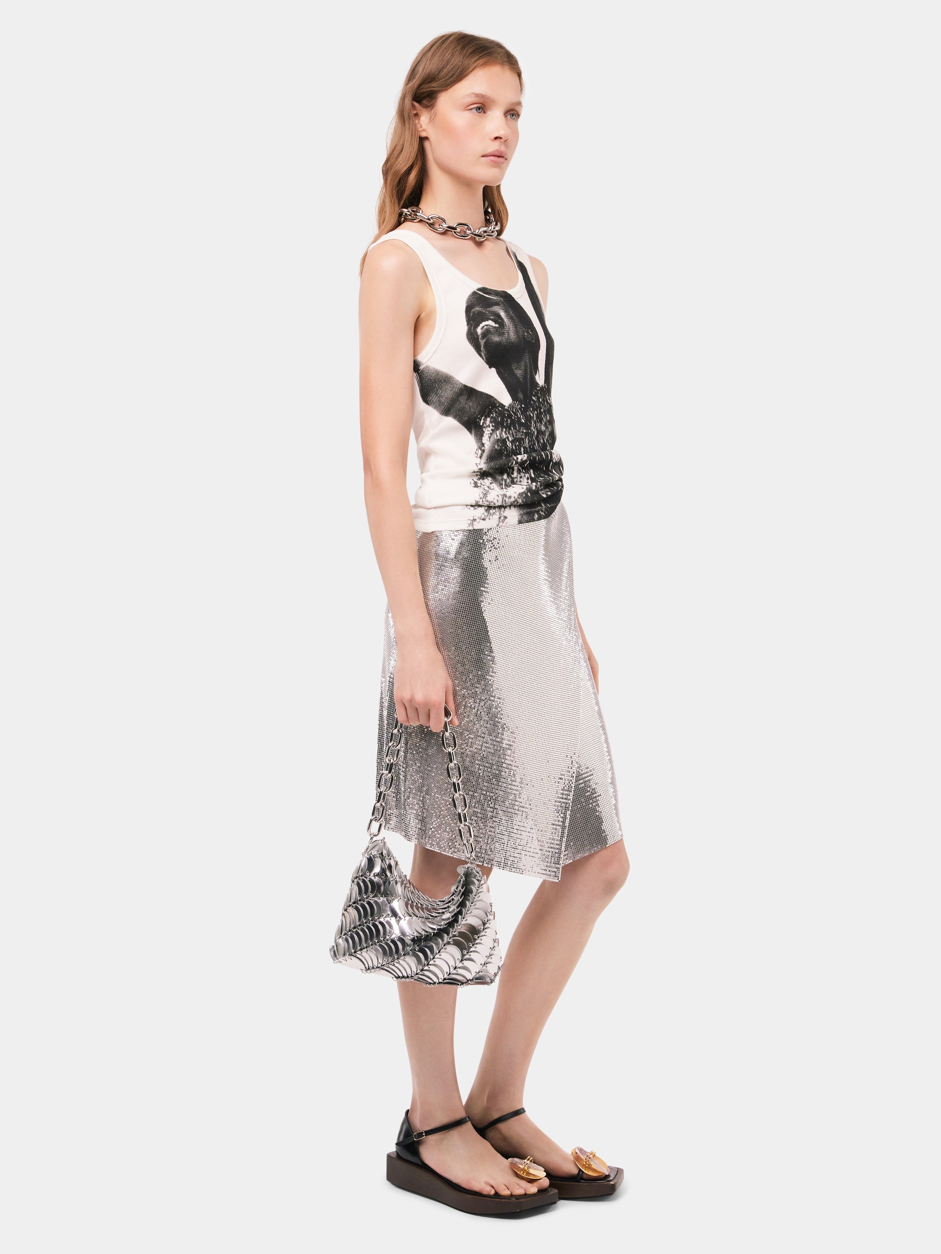 CHAINMAIL WRAP SKIRT - 4