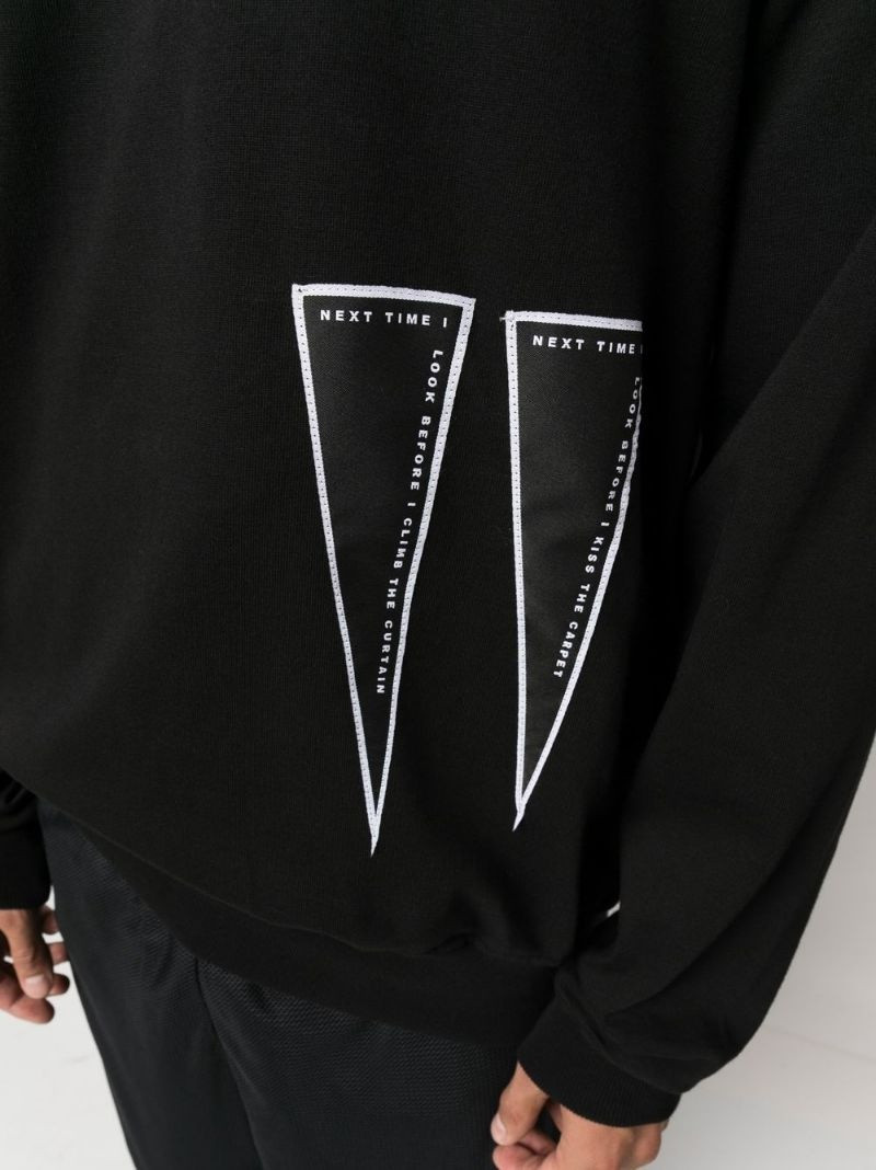 patch-detail long-sleeve sweatshirt 5